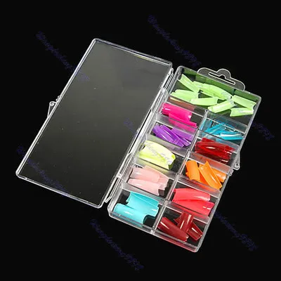 

5Pcs/lot Empty Nail Art Tips Gems Rhinestone Storage Case Box