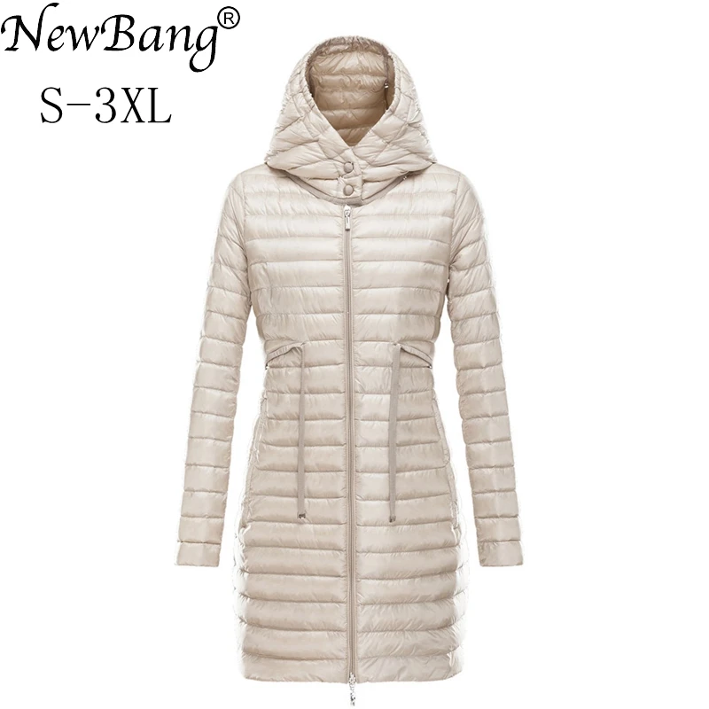 

Куртка NewBang Женская, длинная, Ультралегкая