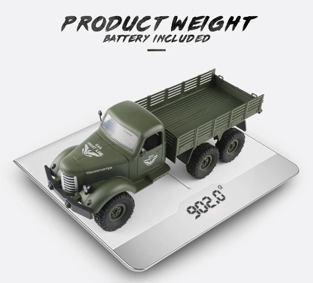 JJRC Q60 Q61 RC автомобиль 6WD 4WD внедорожный военный грузовик конверсия скорости яркие прожекторы дистанционное управление восхождения автомобиль игрушки для детей