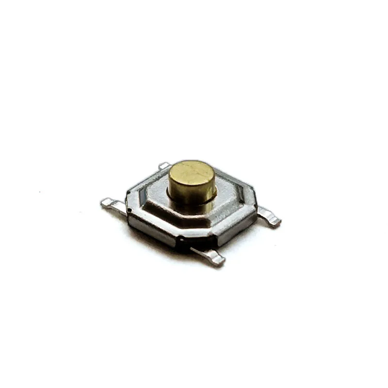 

12V 5.2*5.2*1.7mm 12V 0.5A 4 Pin SMT Push Button Switch Metal Tactile Micro Tact Touch Switch Copper Interruptor 4*4