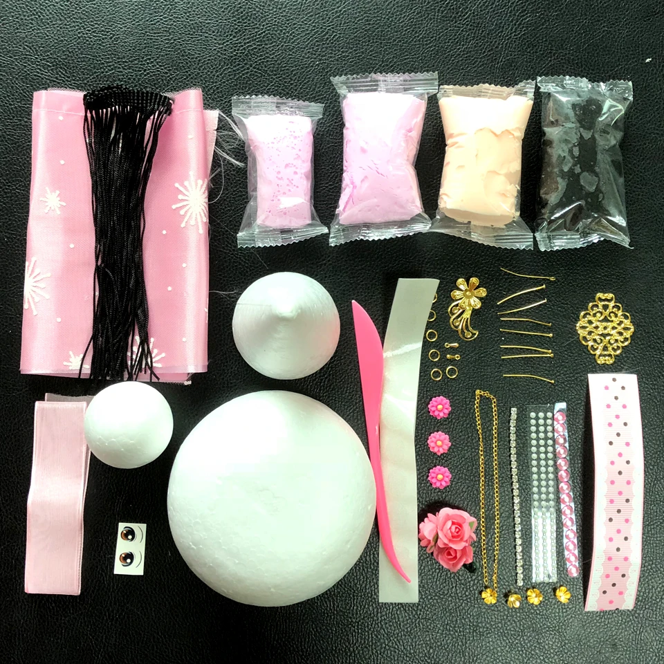 Набор Кукол DOLLRYGA слайм Сделай Сам глина Китайская традиционная этническая кукла