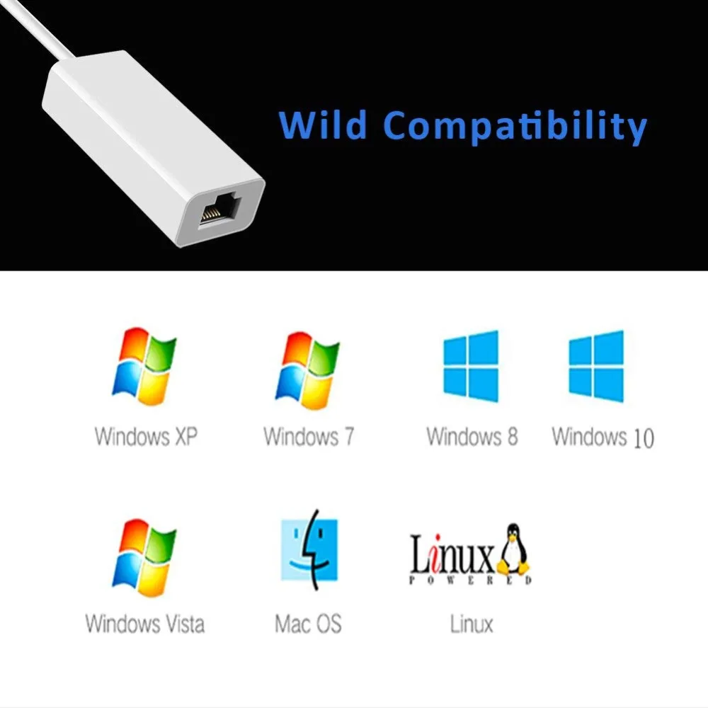 Адаптер USB-Ethernet CableCreation USB 3 0 к RJ45 гигабитный адаптер Ethernet с поддержкой 10/100/1000