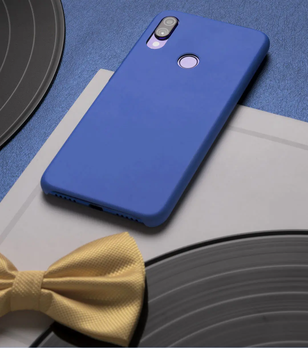 Оригинальный чехол для Xiaomi Redmi Note 7 3 цвета из поликарбоната модный Ультратонкий