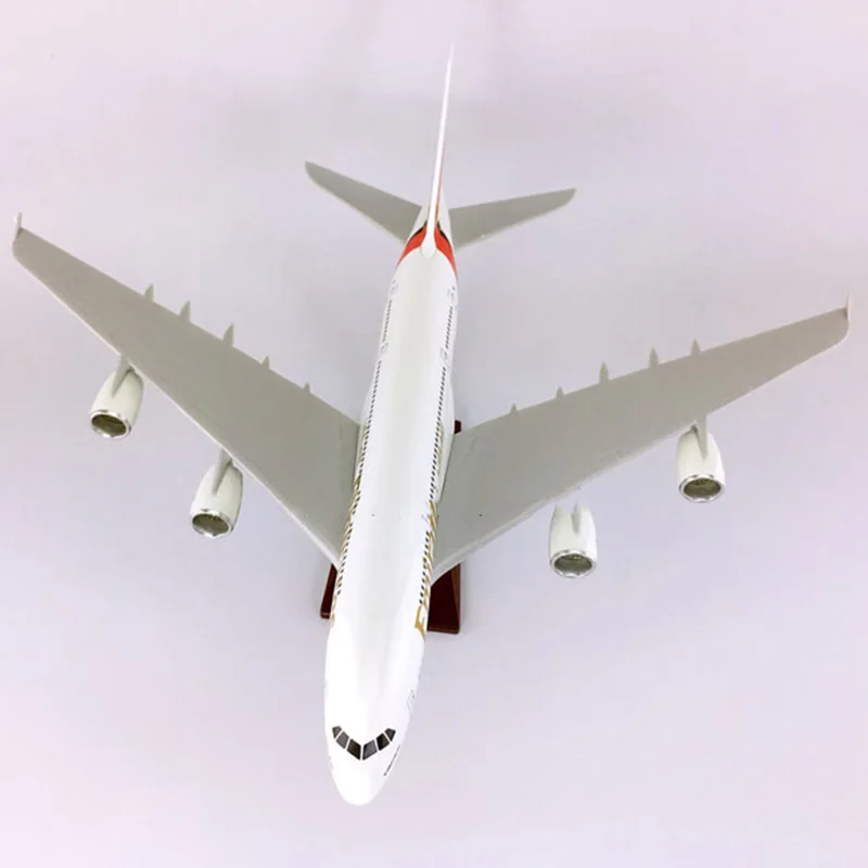 36 см 1:200 Airbus A380-800 модель ОАЭ авиакомпания w базовый сплав самолет коллекционный дисплей коллекция игрушек