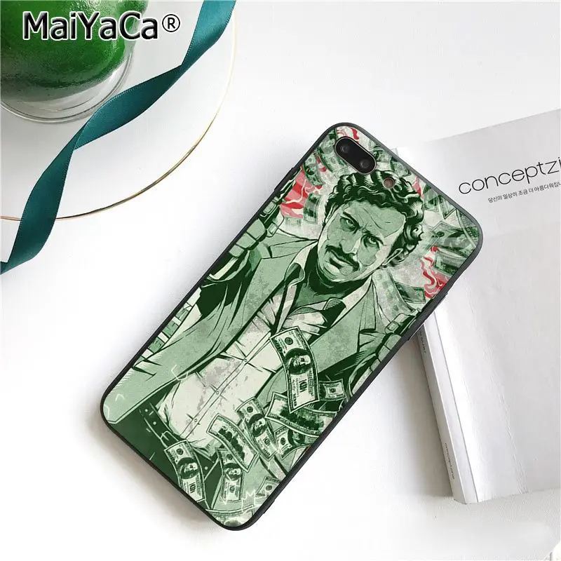 Чехол для телефона с принтом Пабло Эскобар iphone 12 11 pro MAX 8 7 6 6S Plus X XS 5 5S SE 2020