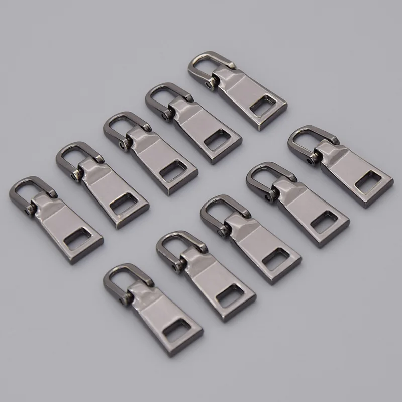 10 шт./лот 3 # металлические ползунки для молнии съемники ремонтные комплекты на