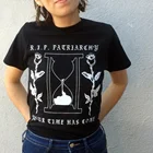 Футболка Рипа патриархального феминиста Женская Tumblr модная графическая футболка разбивает патриархального стиля хипстерские Забавные топы Готический слоган рубашка