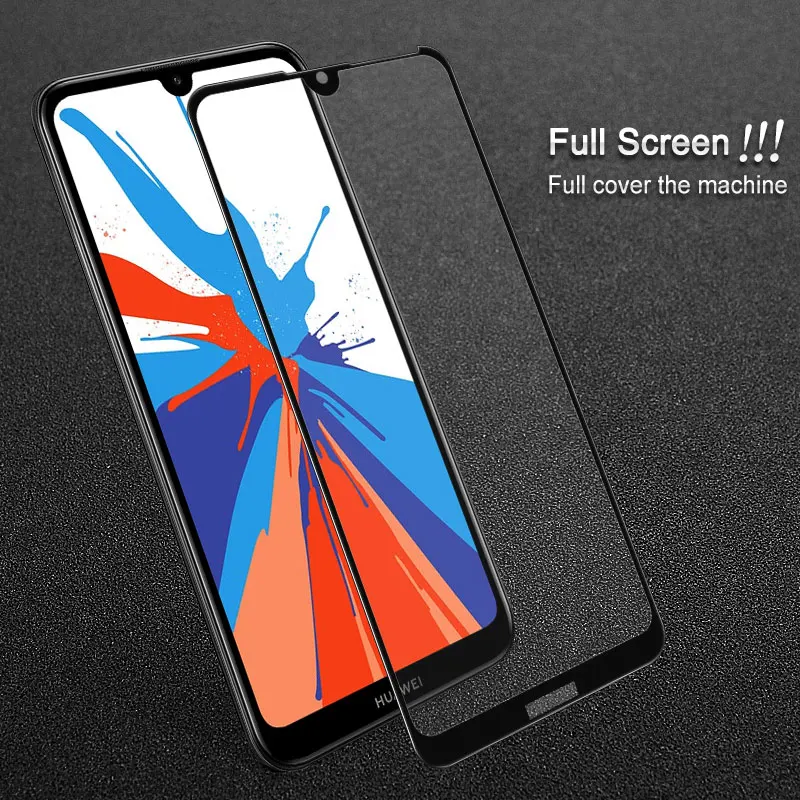 Полная защита IMAK Для huawei Y7 закаленное стекло для клея полная защита huawei Y7 Pro Prime Защитная пленка для экрана Fundas