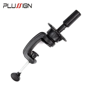 Регулируемая модель манекена для тренировки головы держатель подставки для парика настольного стола зажим черный цвет 1 шт