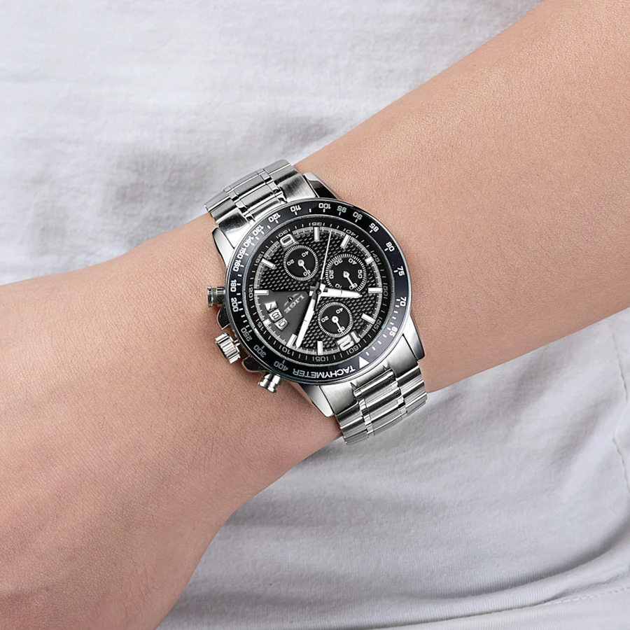 

2018 Luxury Brand LIGE Men Watches Quartz Wrist Watch Male Sports Military Stainless Steel Band Watches Chronograph Clock Man