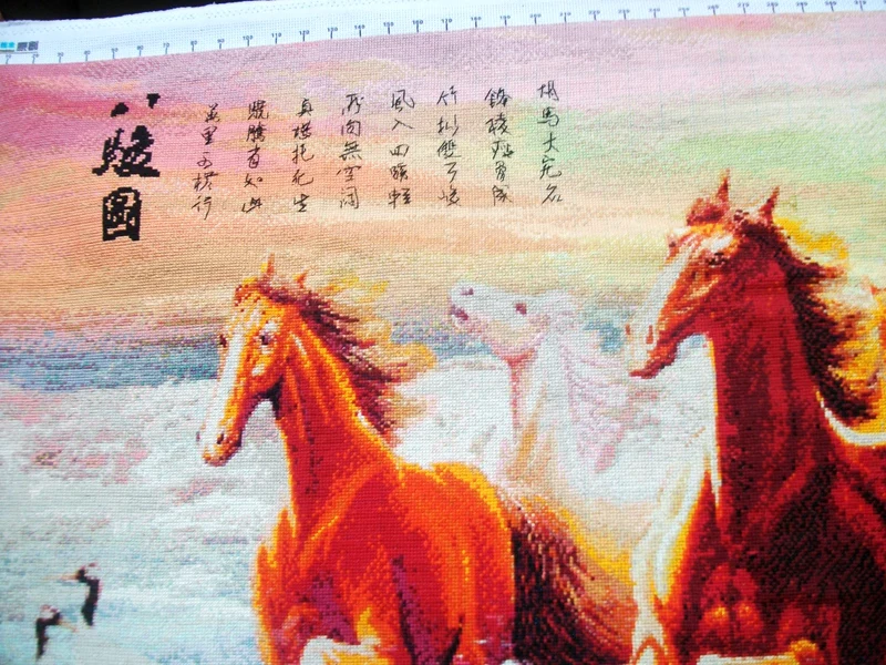 Новый готовый набор для вышивки крестиком с лошадью без рамки TC19 Бесплатная