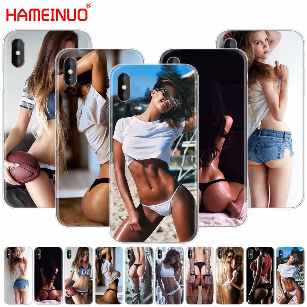 HAMEINUO сексуальный дизайн для девушек окрашенный чехол сотового телефона iphone X 8 7 6 4