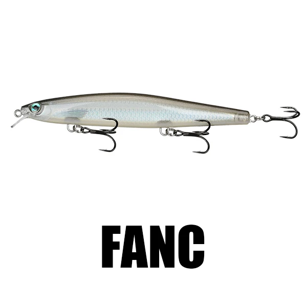 FANC Rapala MAXRAP, длинная Приманка Minnow MXLM12, 120 мм, 20 г, глубина 1,2 м, искусственная жесткая приманка с крючками VMC, подходящая для литья - Цвет: FANC