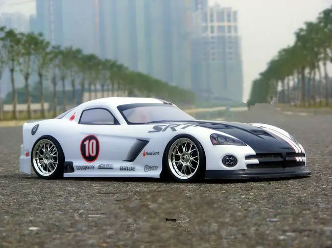 2 шт./компл. Viper srt 1:10 ПВХ Drift на дороге роспись корпус с ветер хвост для HSP Traxxas Tamiya 3 Racing HPI хобби RC части