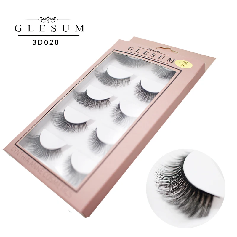 Glesum рекламная акция! Новые длинные 3D ресницам дополнительный Длина ресницы аудио