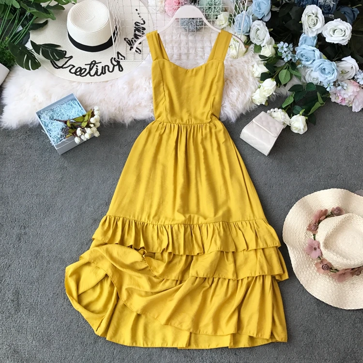 2019 новые модные женские платья Популярные летние тонкий ремень платье Женский |