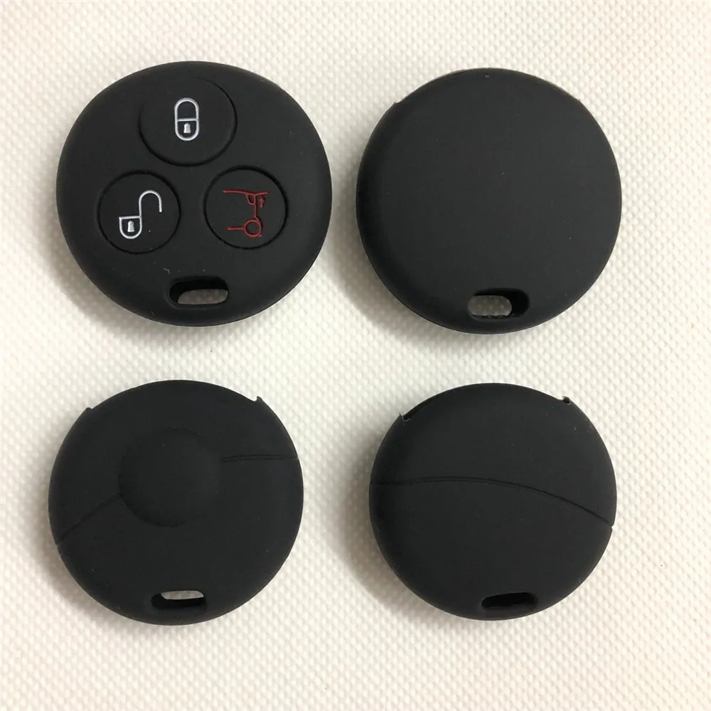 

Silicone car key cover case for Benz Smart City Fortwo Roadster 3button remote key