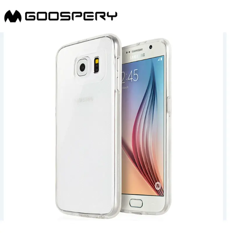 Goospery Clear Jelly Case For Apple Iphone 6S 6SPlus Soft TPU Transparent Ultra Thin Light Weight Cover |