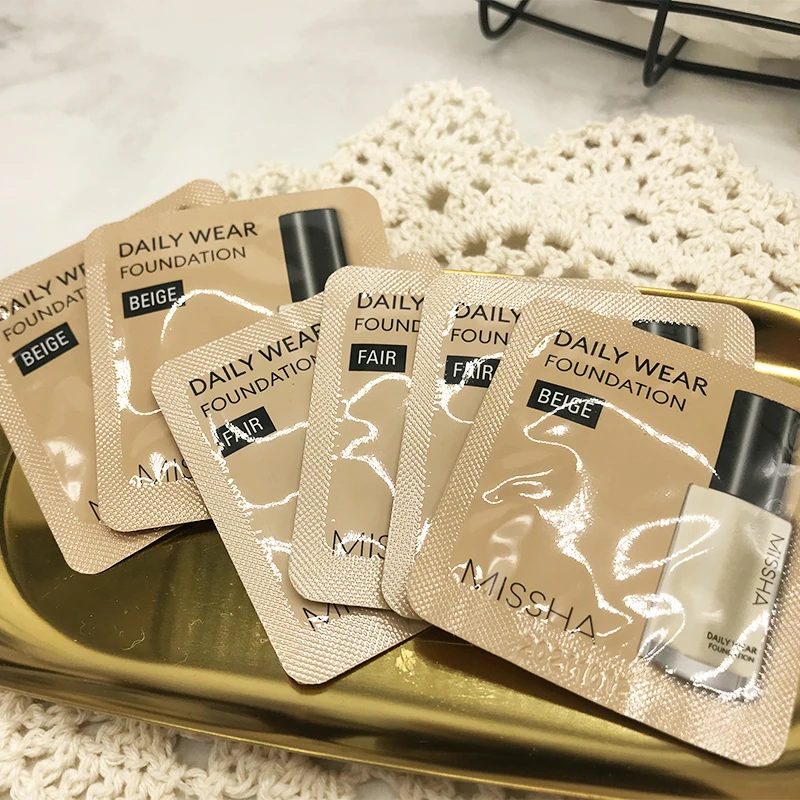 MISSHA ежедневная одежда образцы основы 1 мл 10 шт./лот BB крем CC корейская