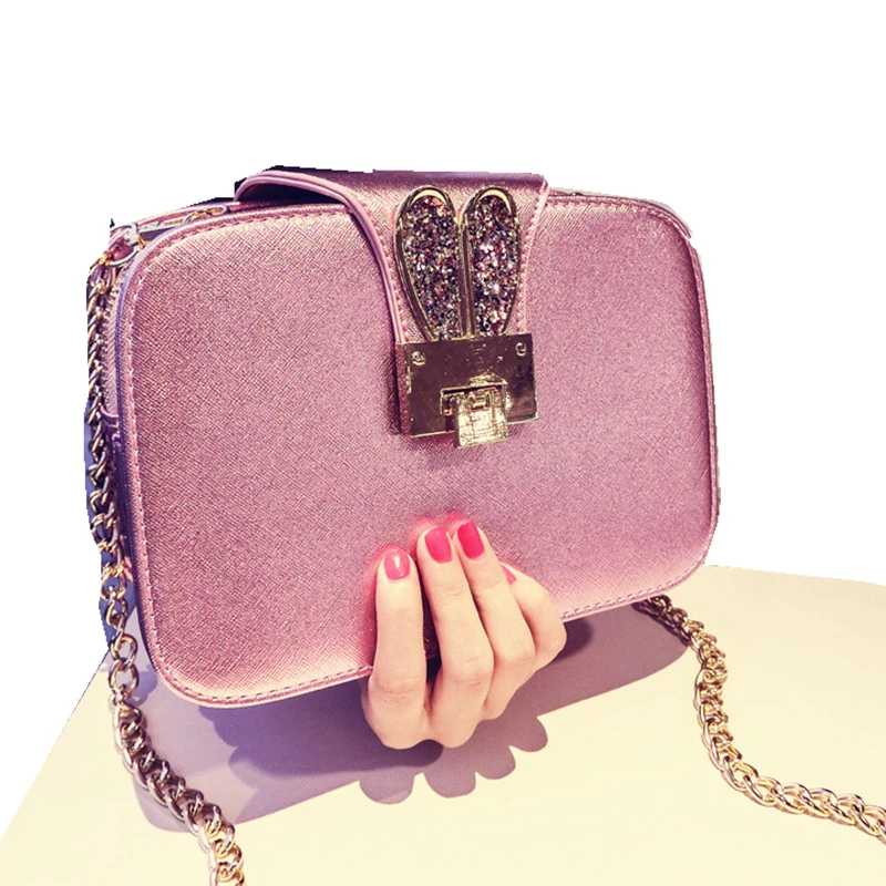 Женская маленькая сумка чехол с цепочкой вместительная Кроссбоди 3 карманами для