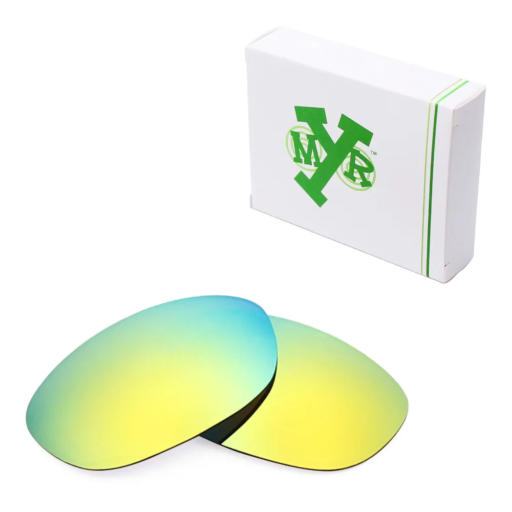 Mryok поляризованные Сменные линзы для солнцезащитных очков Oakley Fives 2 0 24K Gold|lenses for