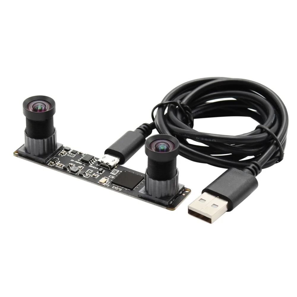 Без искажений синхронизации 960 P HD OV9750 высокая частота кадров MJPEG 60fps UVC OTG стерео мини камера Веб-камера USB модуль