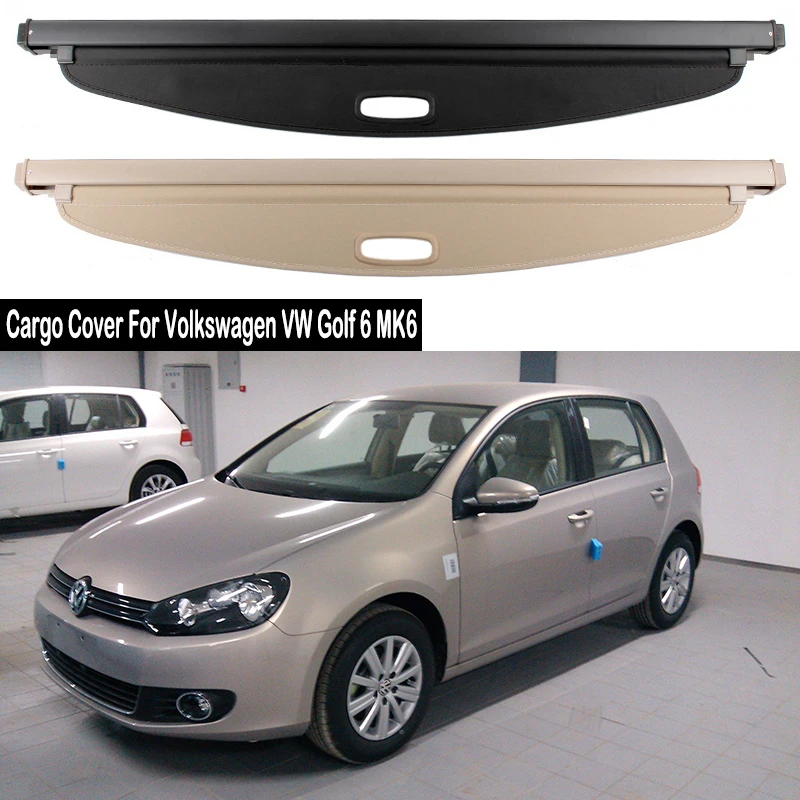 Задняя крышка груза для Volkswagen VW Golf 6 MK6 2008 2013 защитный экран багажника защитные