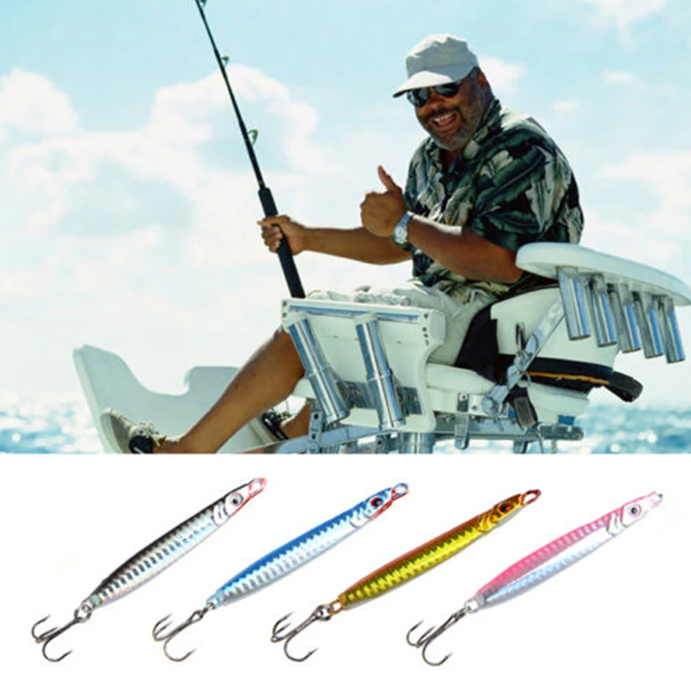 1 Pcs Metal Jig 40g Fishing Lure Spoon Sea Lead Fish Isca Artificial Lures Baits Jigging | Спорт и развлечения