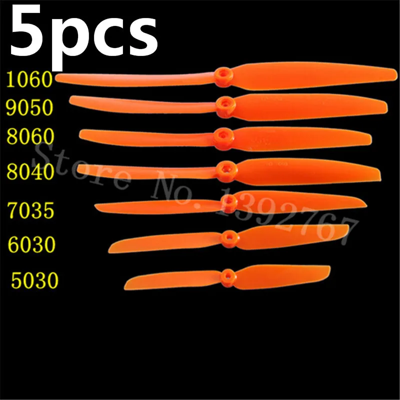 

5pcs RC Helicopter EP 7035 / 8040 / 8060 / 9050 /1160 RC Plane Propellers Props Direct Drive Flyer XXD Motor With Adapter Ring