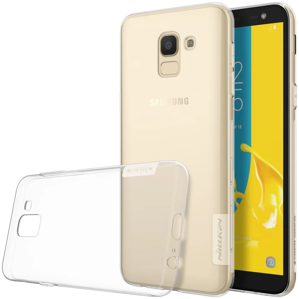 Coque для samsung J6 чехол Чехол из пластика и ПУ кожи Fundas случае антидетонационных