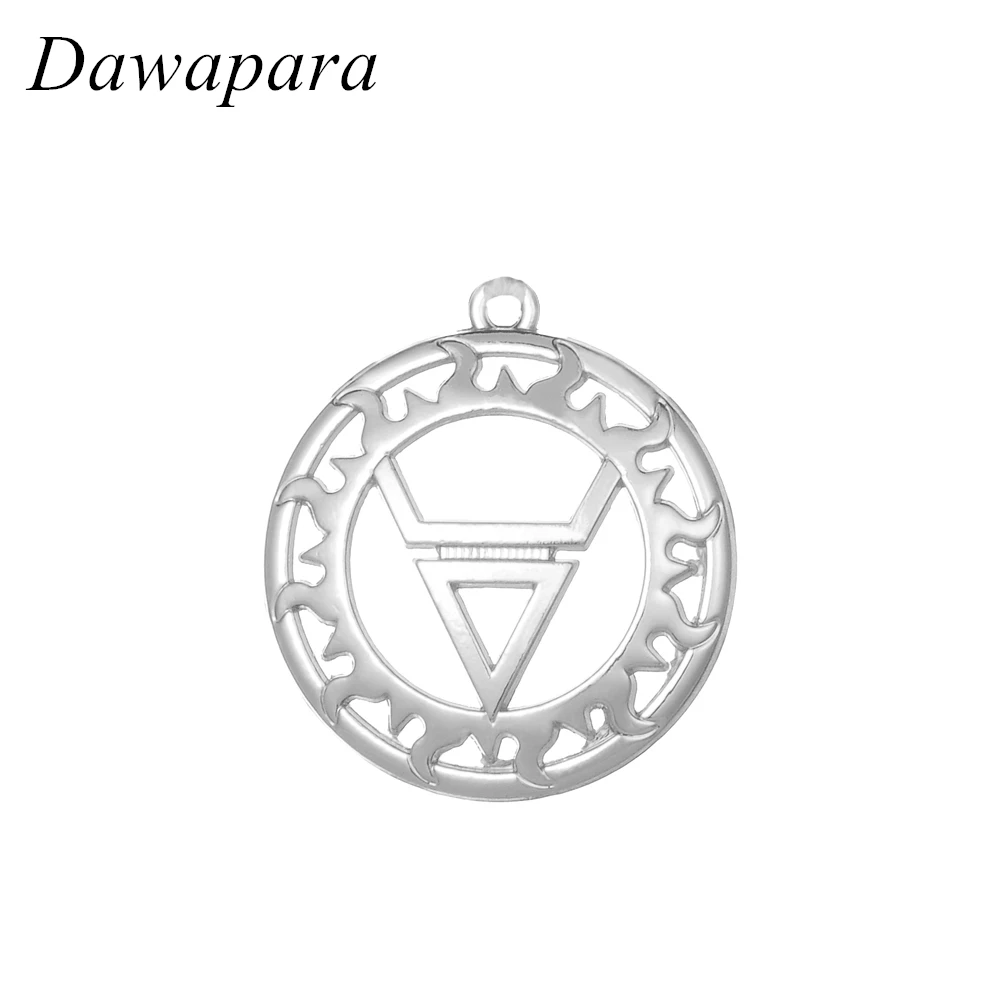 Dawapara Symbol of God Veles Hollow Necklaces &amp Pendants Vintage Charms for Jewelry Making Women Religious Christmas Gifts | Украшения и