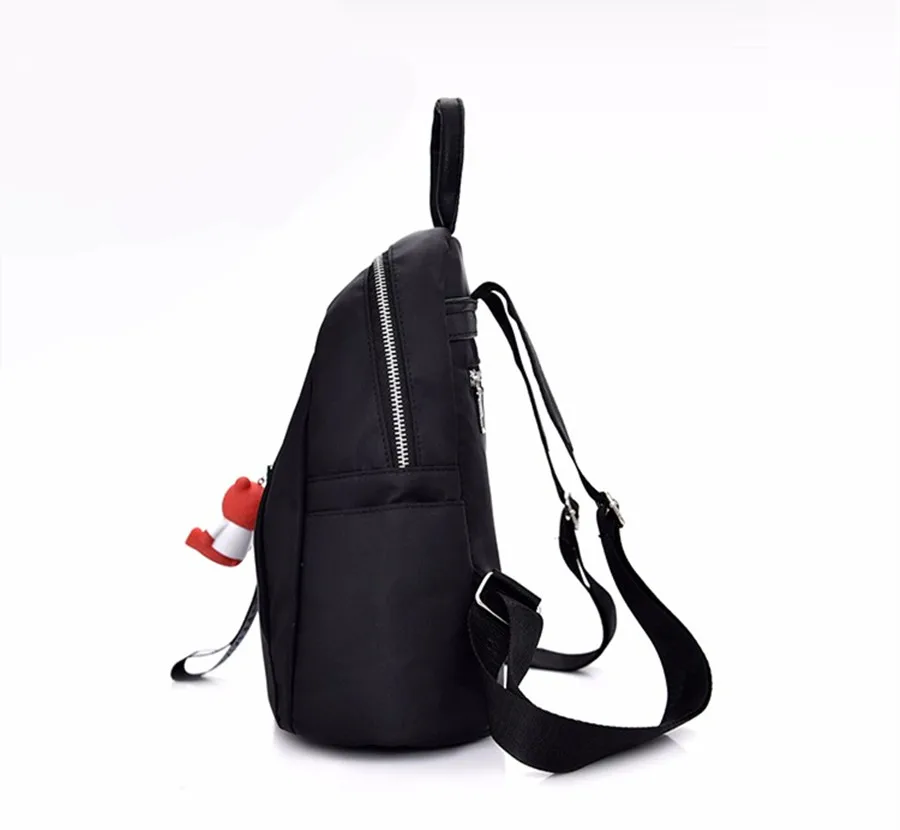 Bycobecy Nylon Waterproof Backpack for Teens Girls Women Backbag School Leisure Fashion Preppy Look Lady Good Quality | Багаж и сумки