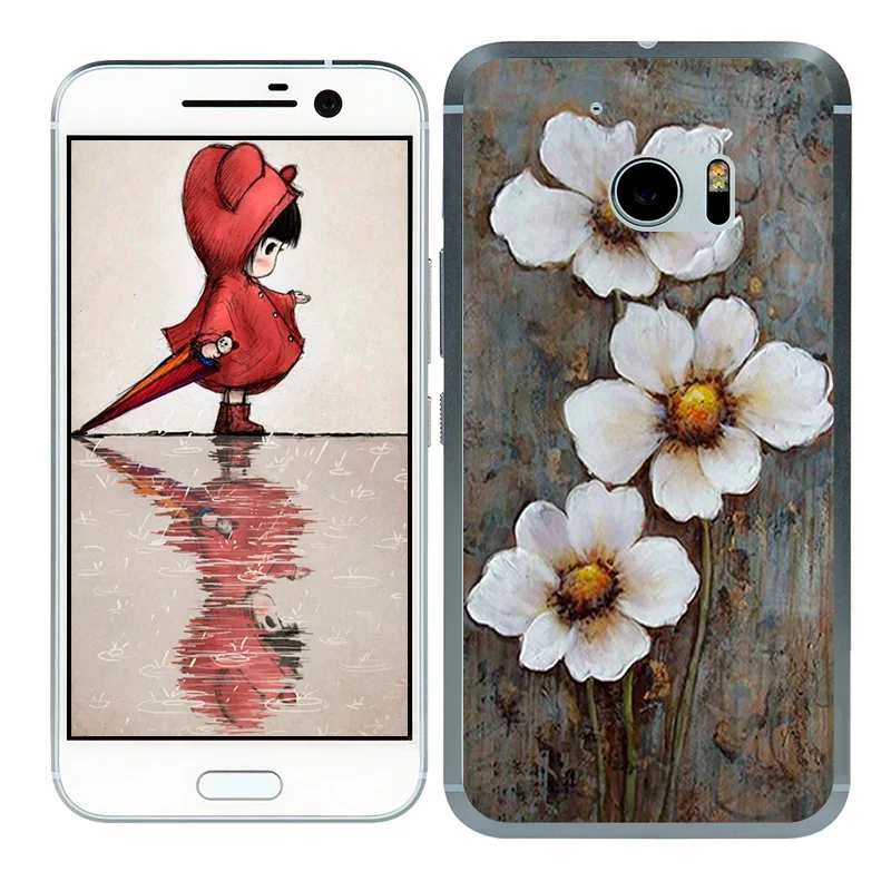 Чехол для HTC One M10 ультрамягкий силиконовый чехол из ТПУ с масляной росписью 10 M10|case