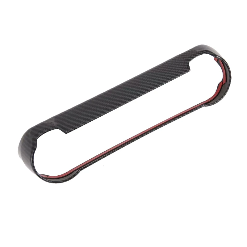 

Car Styling Carbon Fiber Color Interior Air Conditioning Button Switch Ring Cover Trim 1pcs For Toyota RAV4 XA50 2019