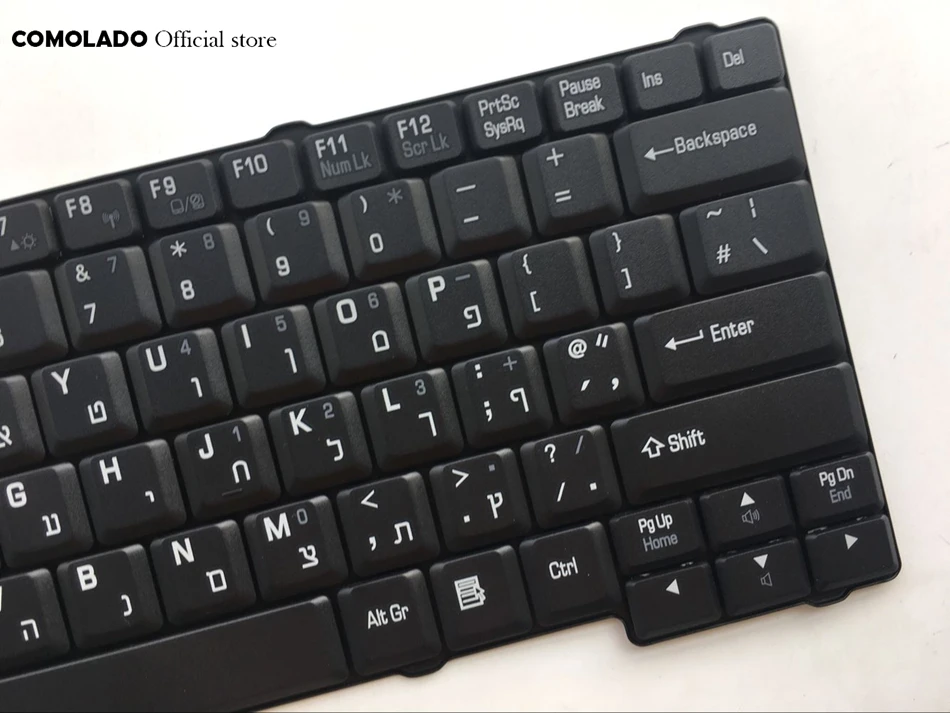 HB Иврит Клавиатура для Toshiba L10 L15 L20 L25 L30 L35 L100 L200 L110 L115 Tecra L2 черная клавиатура