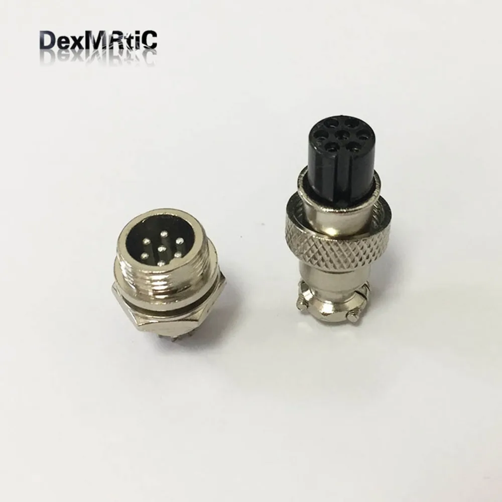 2 пары RS765 GX12 2/3/4/5/6/7 Pin 12 мм Высококачественный Штекерный и гнездовой соединитель