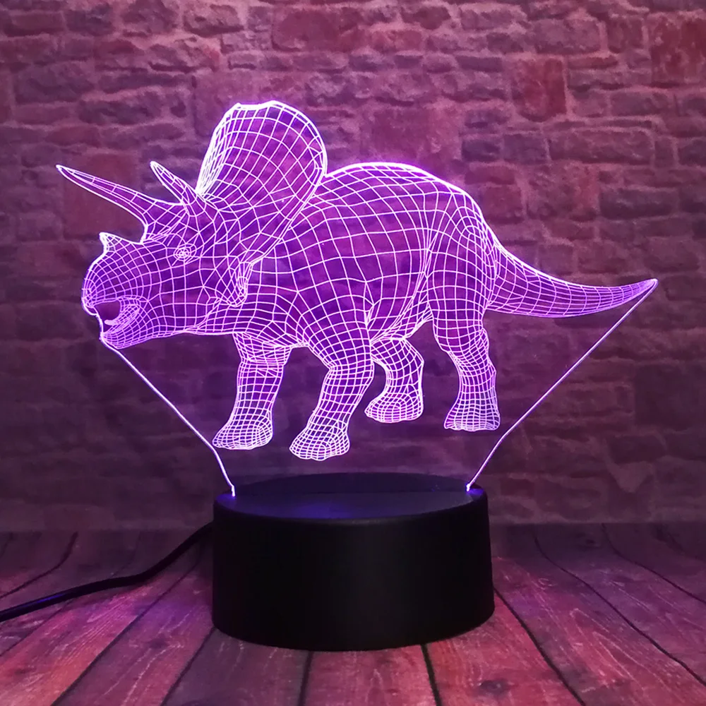 Triceratops  3D   7         Lampara