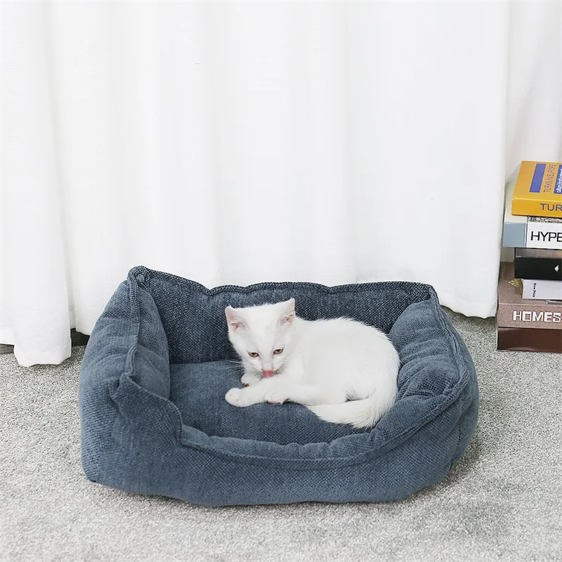 Pet Dog Large Beds Cat Ultra Soft Warm Bed House For Dogs Breathable Kitten Puppy Cozy Cushion Sofa S-XL Anti-Skip Kennels | Дом и сад
