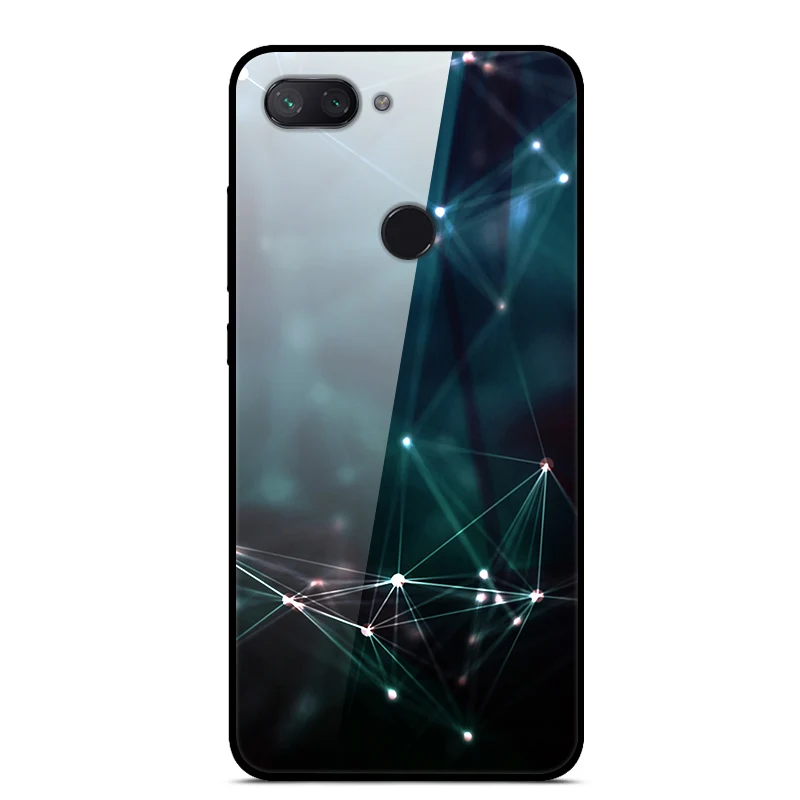 Чехол из закаленного стекла для Xiaomi Redmi 6, чехол с изображением планеты космоса, стеклянный чехол на заднюю панель для Xiaomi Redmi 7, 6, A, 7A, 6A, чехол для телефона Redmi6