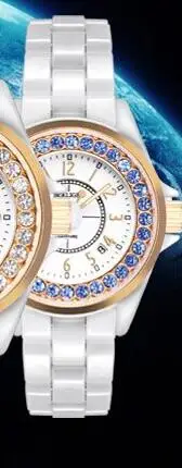 bluediamond 6-летний продавец 50 м воды BERLIGET наручные часы женские царапинам Часы женские Девушки керамические наручные часы - Цвет: bluediamond