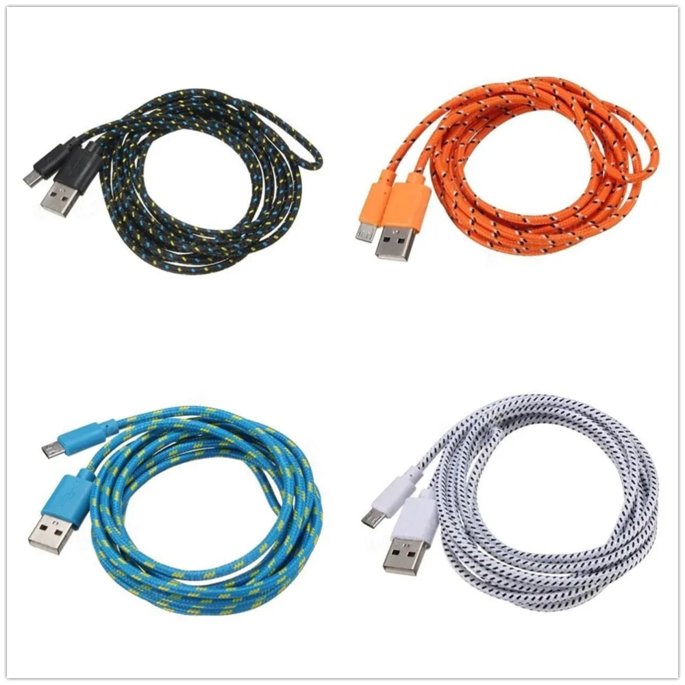 Нейлоновый плетеный кабель QUWIND 1 м 2 8-контактный usb-кабель для зарядки и передачи