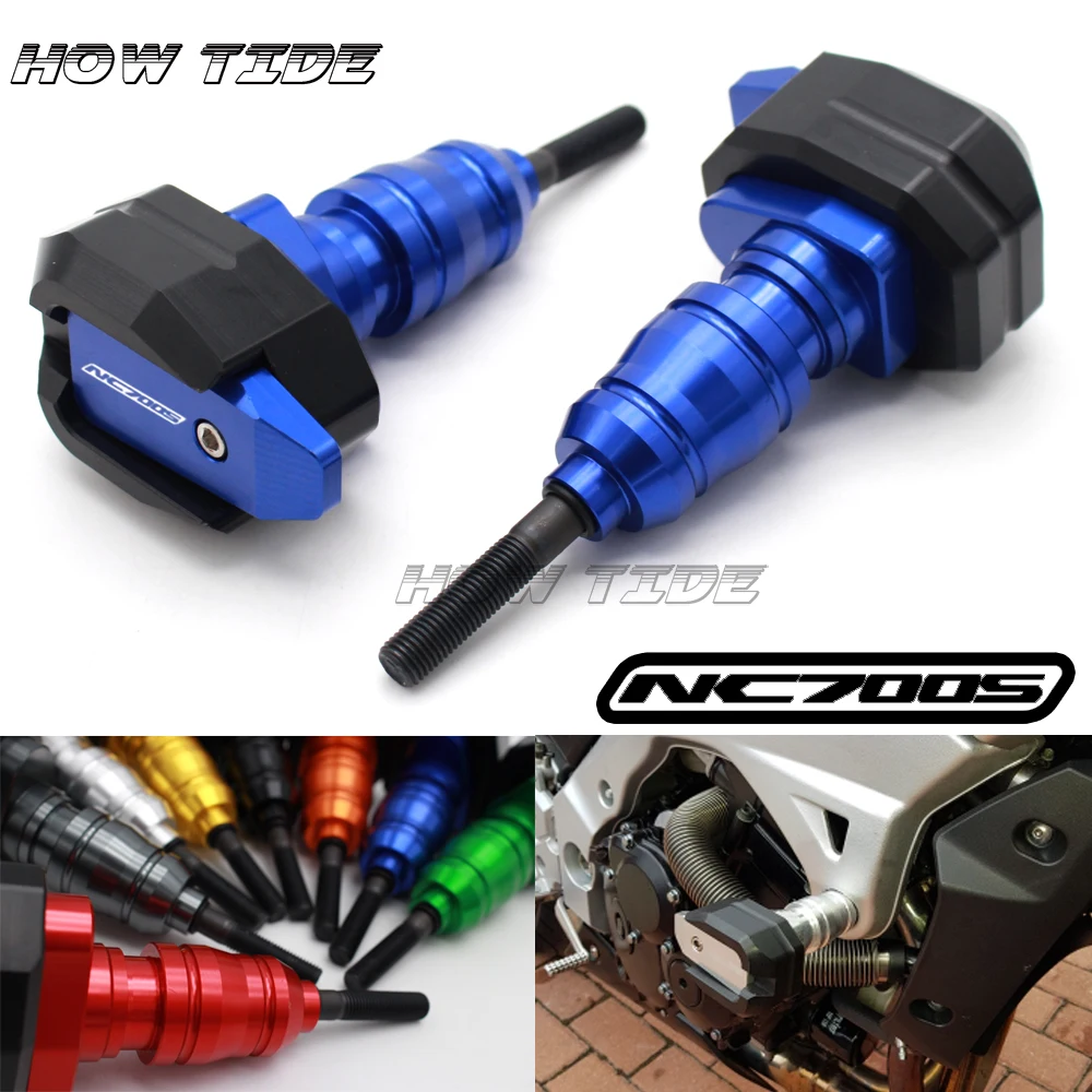 

Слайдеры рамы, защита от ударов для HONDA NC 700S NC700S 2012-2013, аксессуары для мотоциклов, Шпульки, защитные накладки