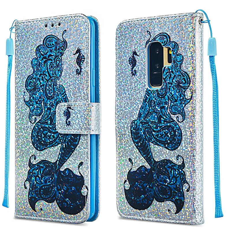 Кожаный чехол для мобильного телефона samsung Galaxy S10 Блестящий двухсторонний