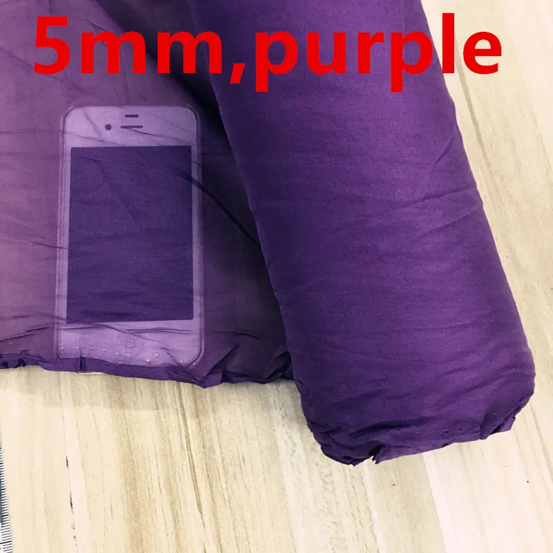 63 purple DD# шелк шифон ткани для платья шелковые шарфы внутренняя подкладка "сделай сам", Цвет: как на фотографии, ширина: 130 см, толщина: 5-6 мм, распродаем Модели 3M - Цвет: 63 purple