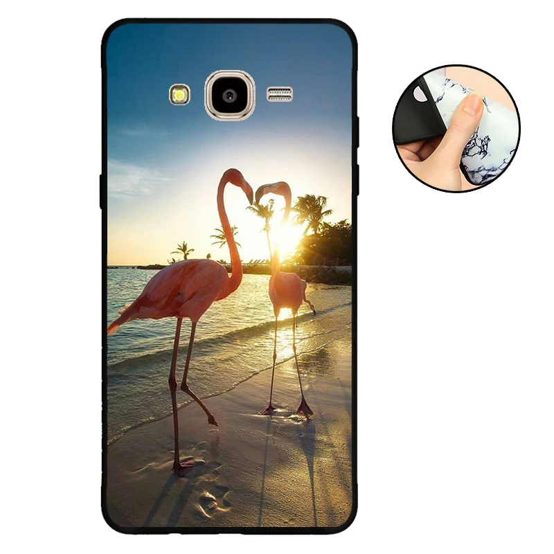 HBN CROWNPRO для Funda samsung J1 Чехол черный матовый мягкий ТПУ для samsung Galaxy J1 чехол для телефона J120 J120F задняя крышка - Цвет: HBN