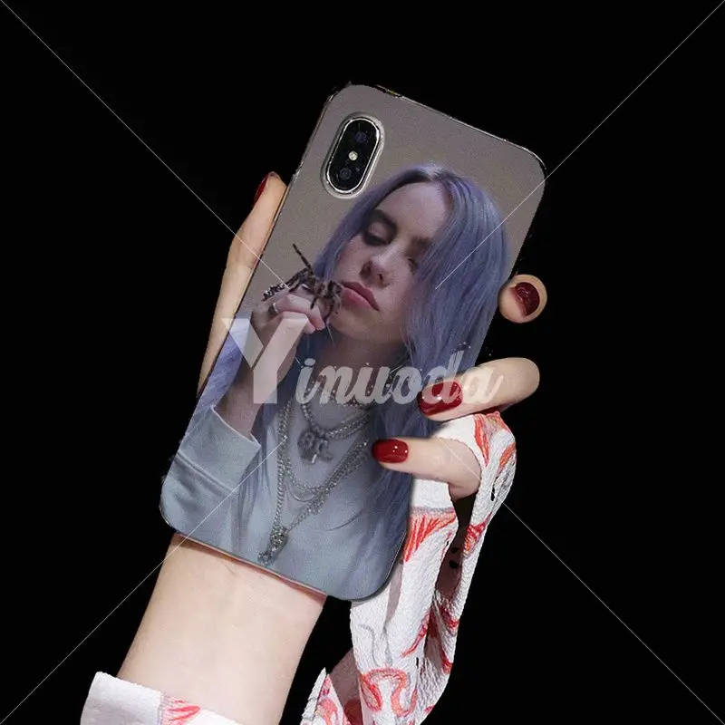 Yinuoda Billie Eilish 13 девушка клиент высокое качество чехол для телефона для Apple iPhone 8 7 6 6S Plus X XS MAX 5 5S SE XR Чехол для мобильного телефона s