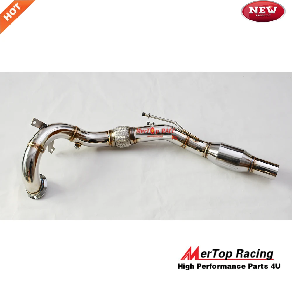 MERTOP Racing комплекты интеркулеров+ водопроводная труба с 200 катализатором+ турбо впускная труба для MK7 2013