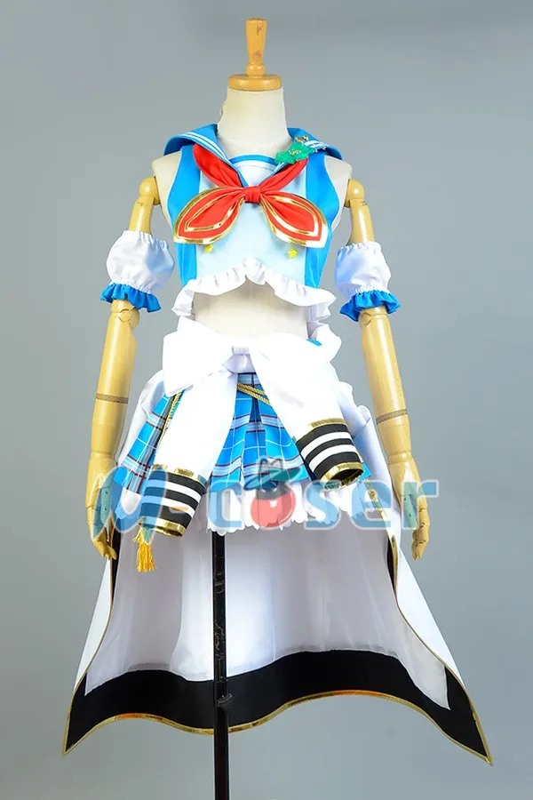 LoveLive костюм моряка Love Live Koizumi Hanayo темно-синий полный комплект униформы для
