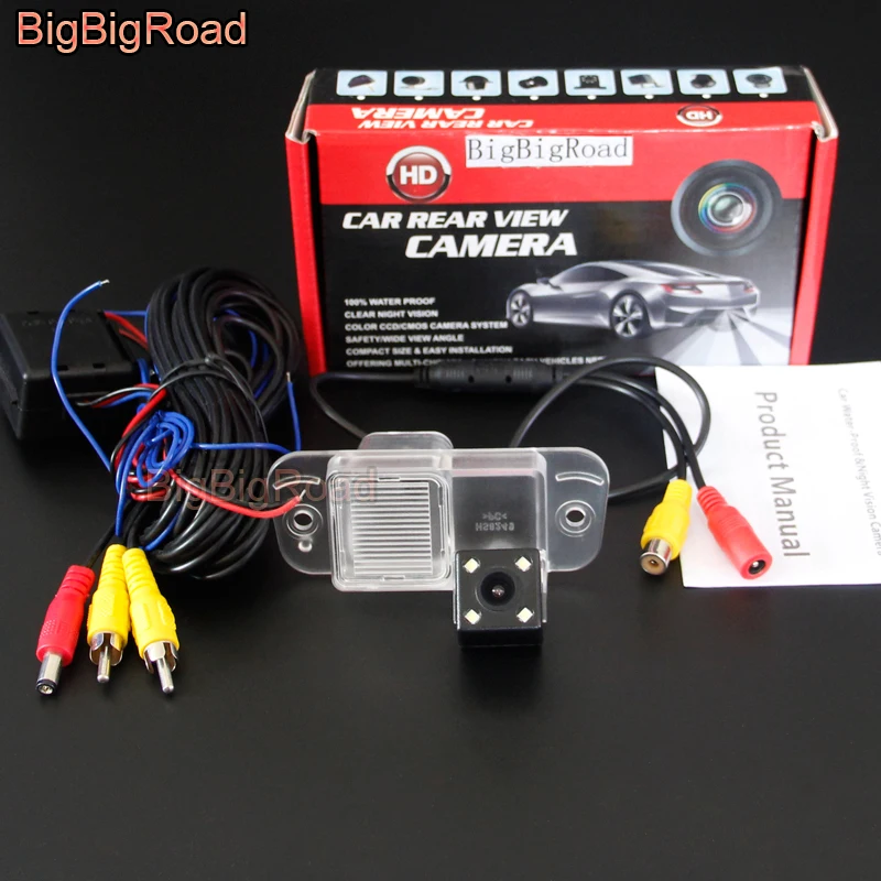 BigBigRoad для SsangYong Actyon 2006 2007 2008 2009 2010 Автомобильная камера заднего вида парковки CCD