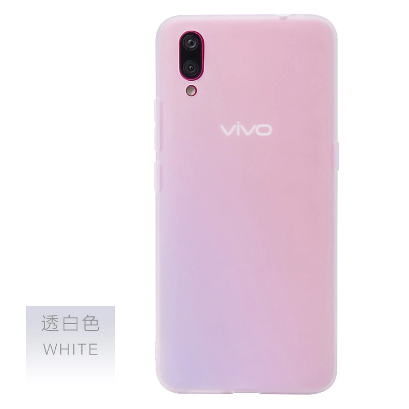 Матовый простой чехол карамельных цветов для VIVO X60 Pro Y52S Y73S iQOO 7 V20 S9 S9E Y91C Y20 Y50